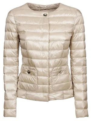 Herno Buttoned Crewneck Padded Jacket
