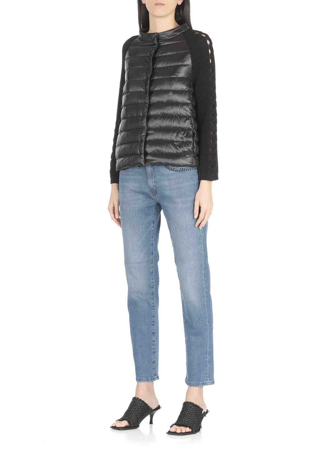 Herno Buttoned Long-Sleeved Padded Jacket