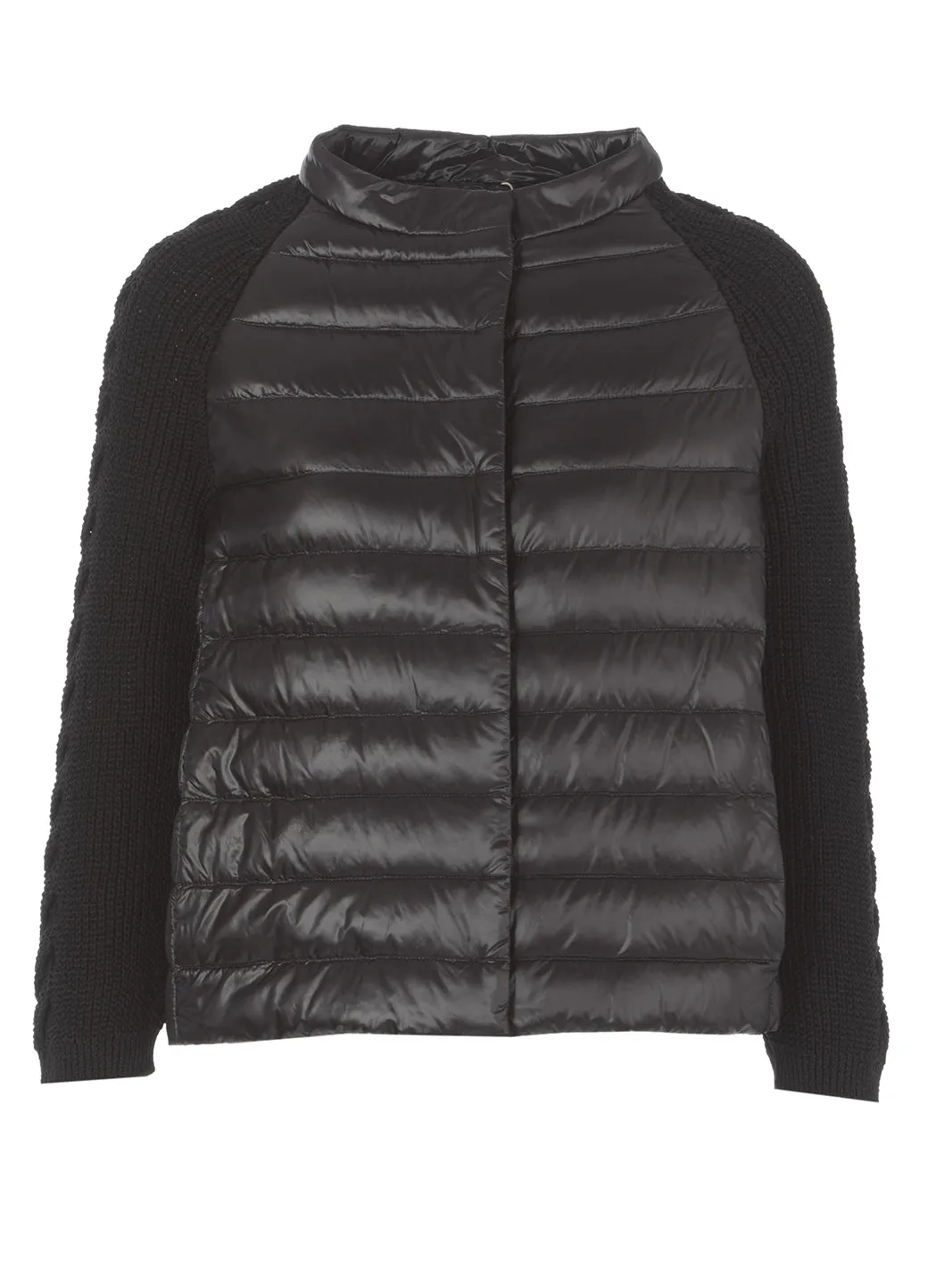 Herno Buttoned Long-Sleeved Padded Jacket