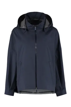 Herno Long-Sleeved Hooded Jacket