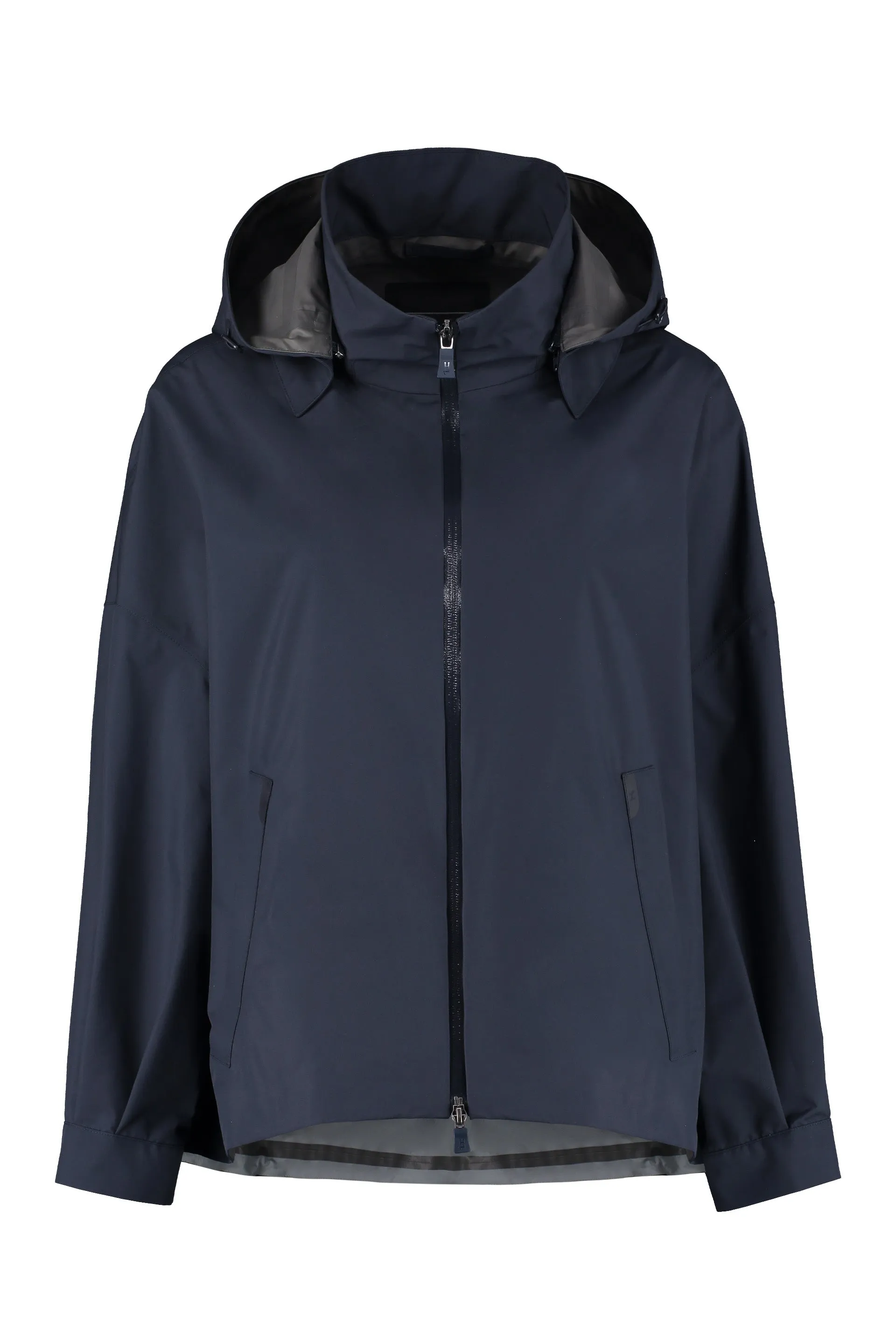 Herno Long-Sleeved Hooded Jacket