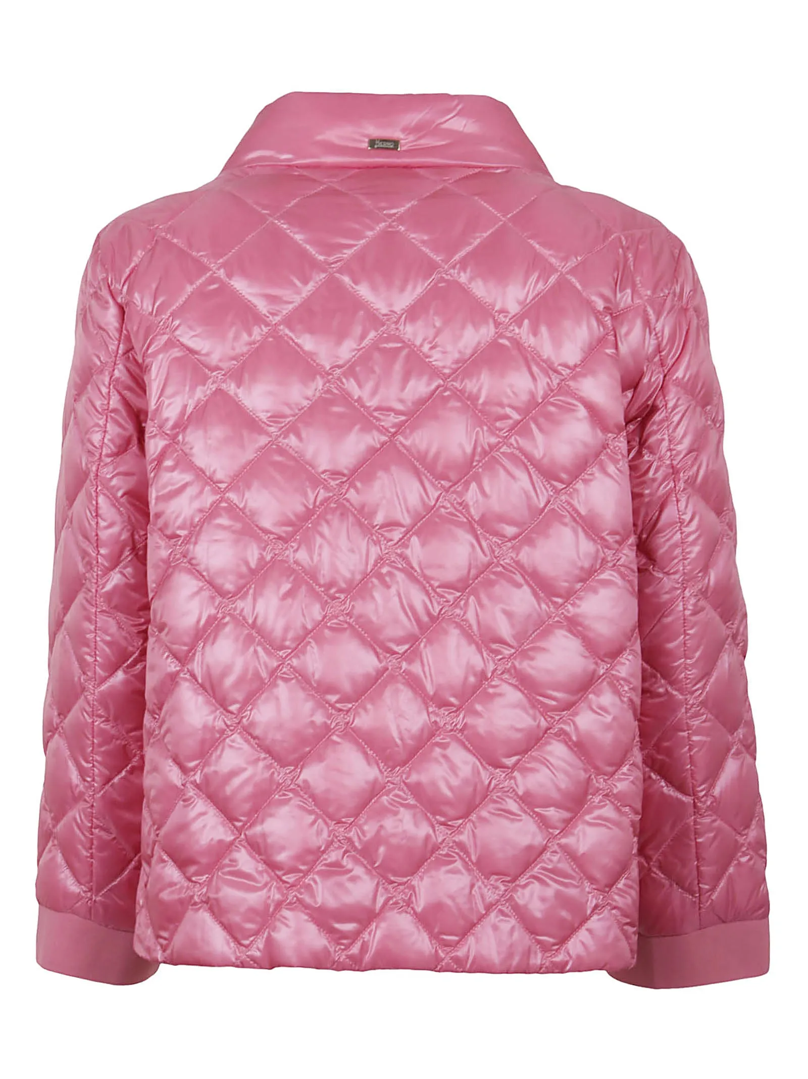 Herno Mock-Neck Quilted Bomber Jacket