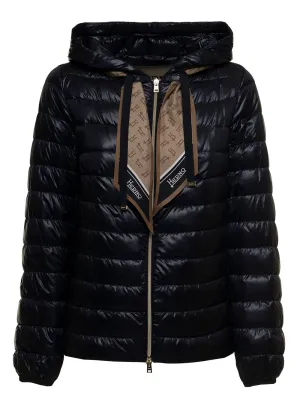 Herno Scarf-Detail Padded Jacket