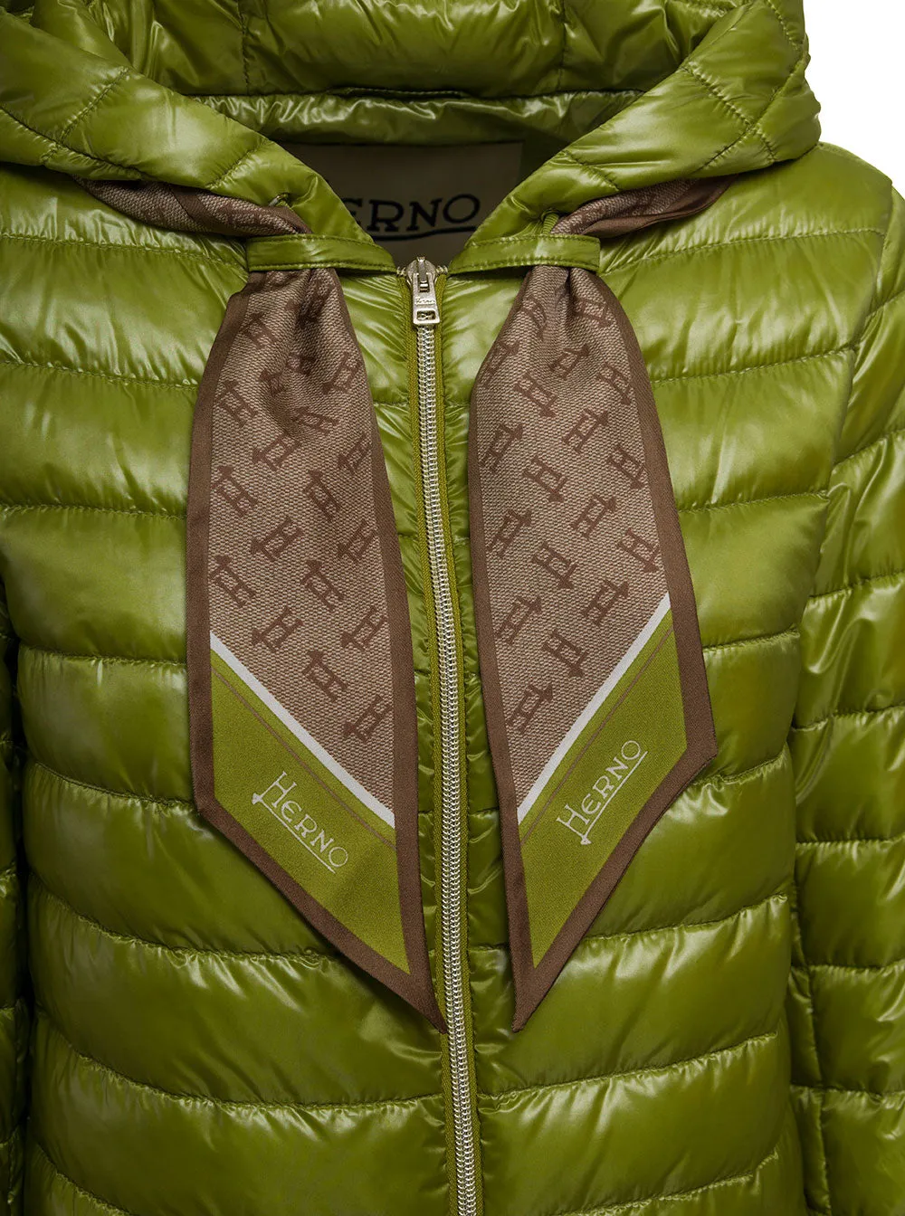 Herno Scarf-Detail Padded Jacket