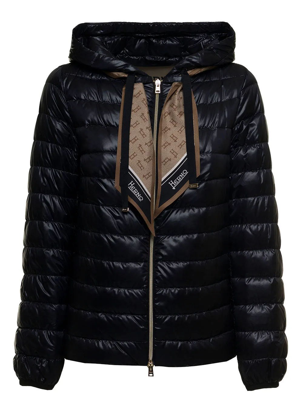 Herno Scarf-Detail Padded Jacket