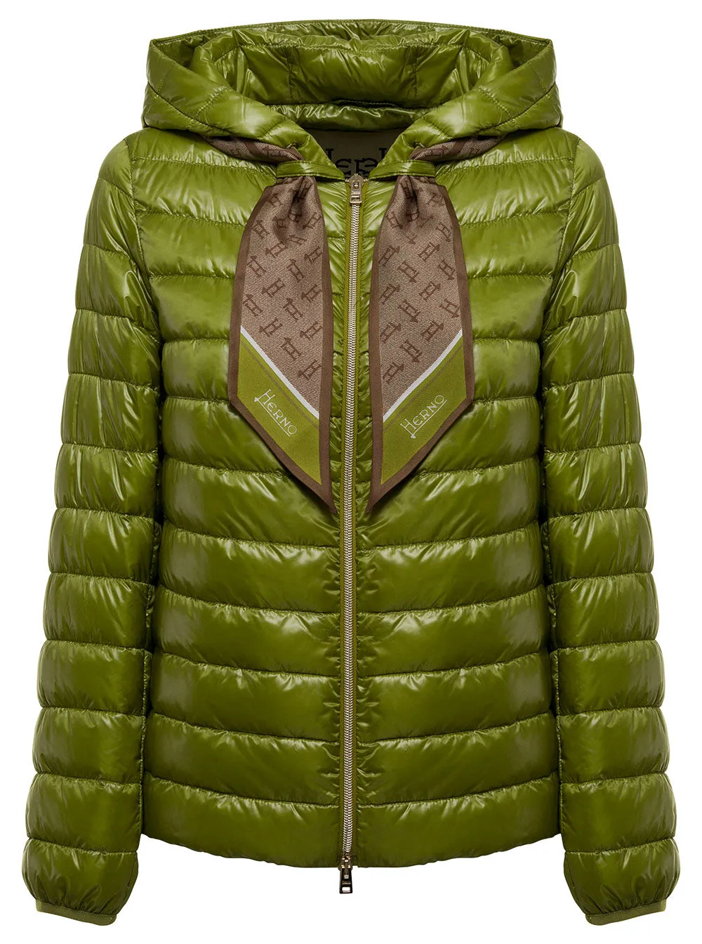 Herno Scarf-Detail Padded Jacket