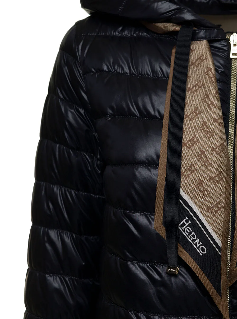 Herno Scarf-Detail Padded Jacket
