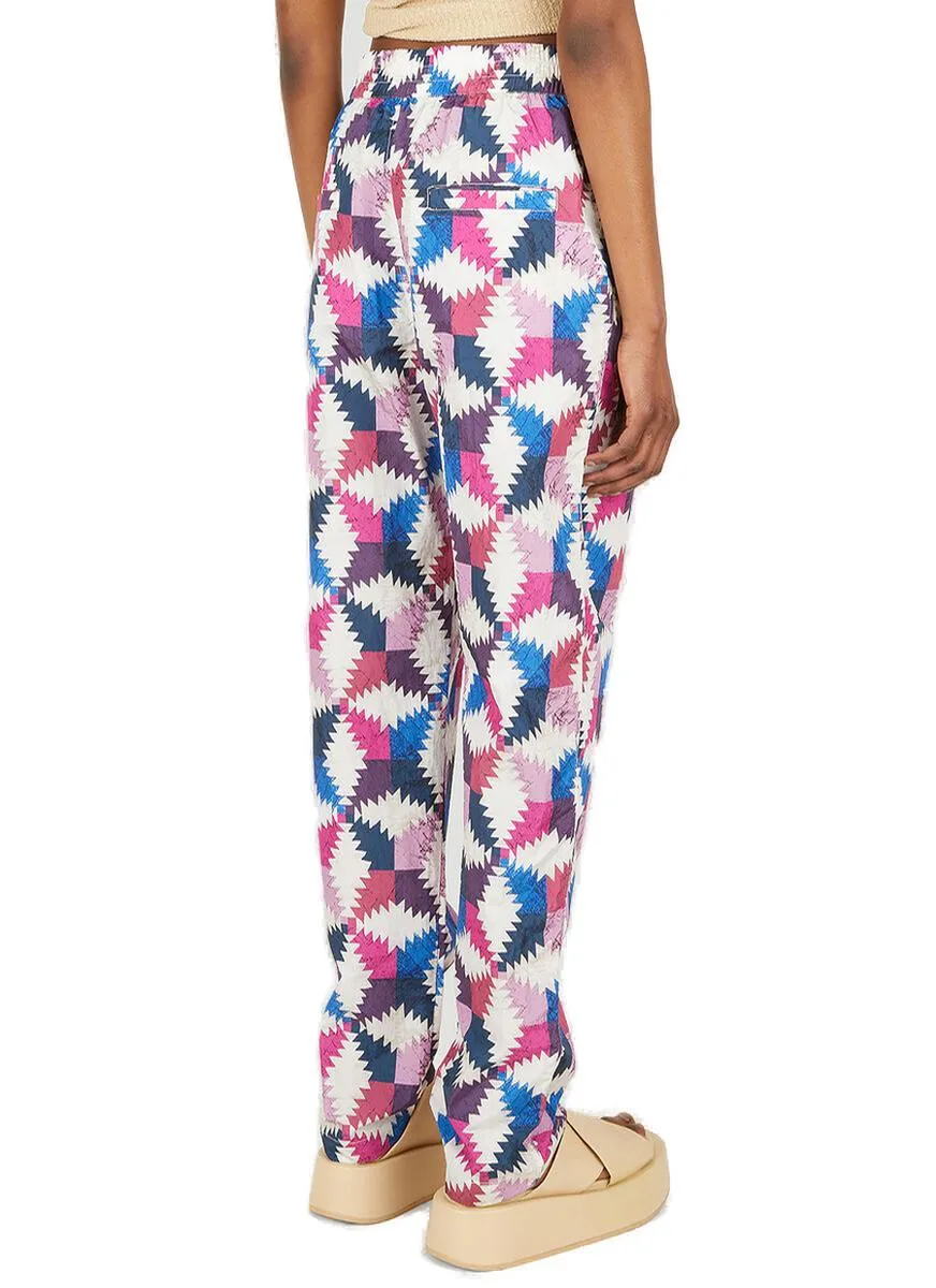 Isabel Marant All-Over Printed Straight Leg Pants