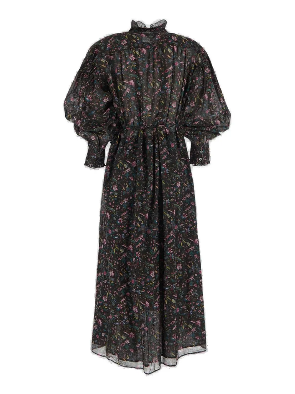 Isabel Marant toile Floral Printed Ruffle Detailed Dress