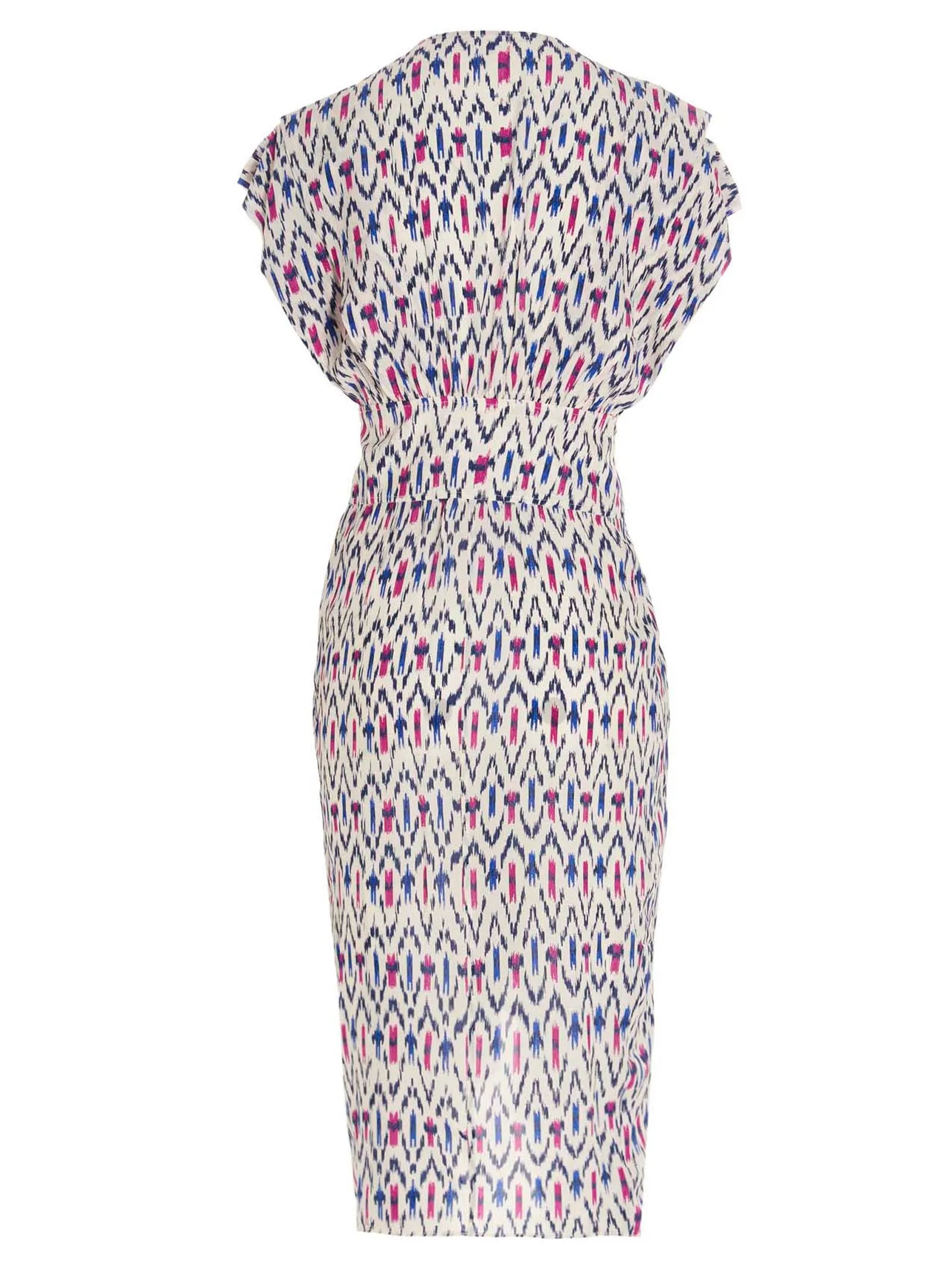 Isabel Marant toile Graphic Printed Ruched Dress
