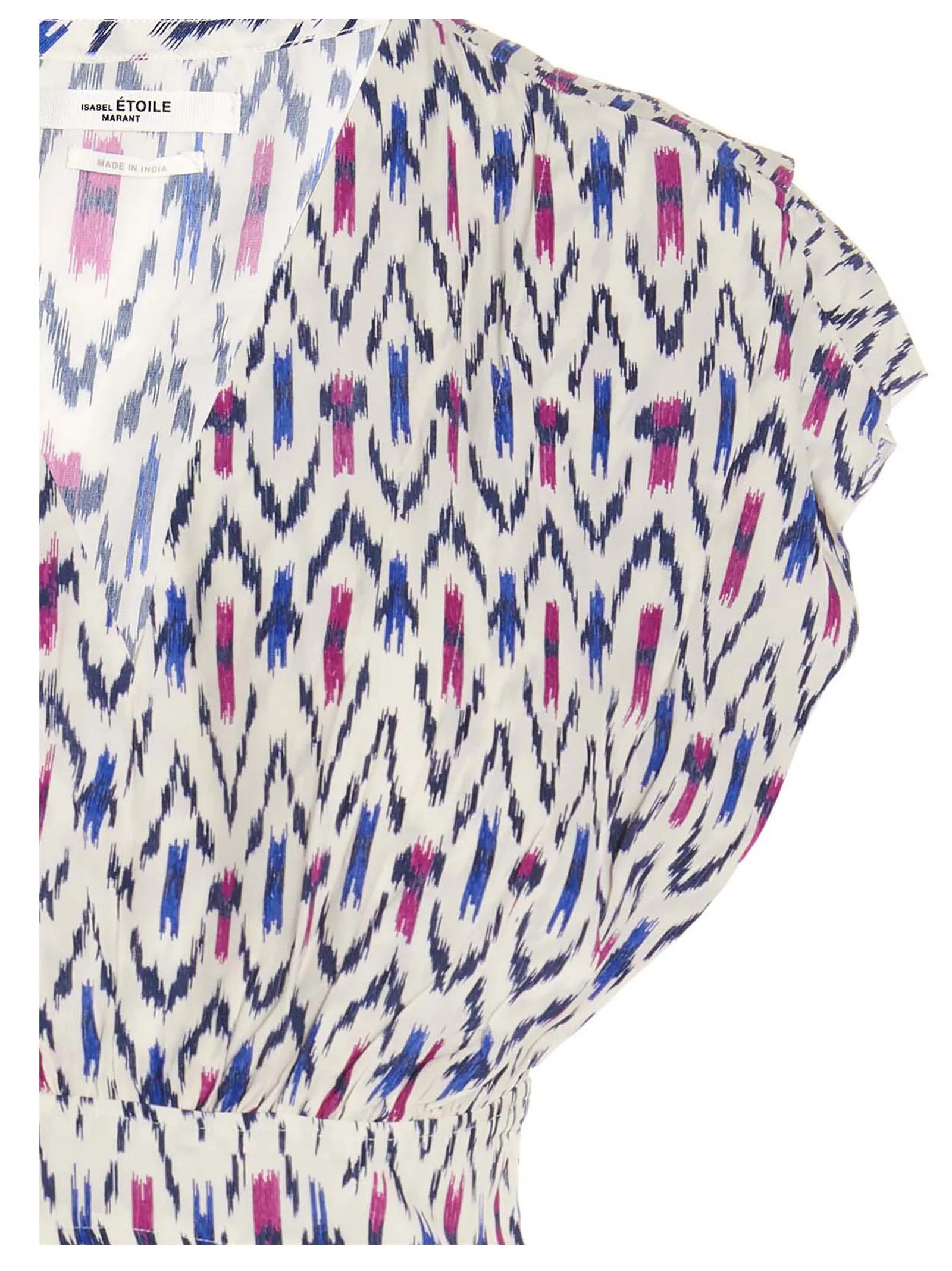 Isabel Marant toile Graphic Printed Ruched Dress