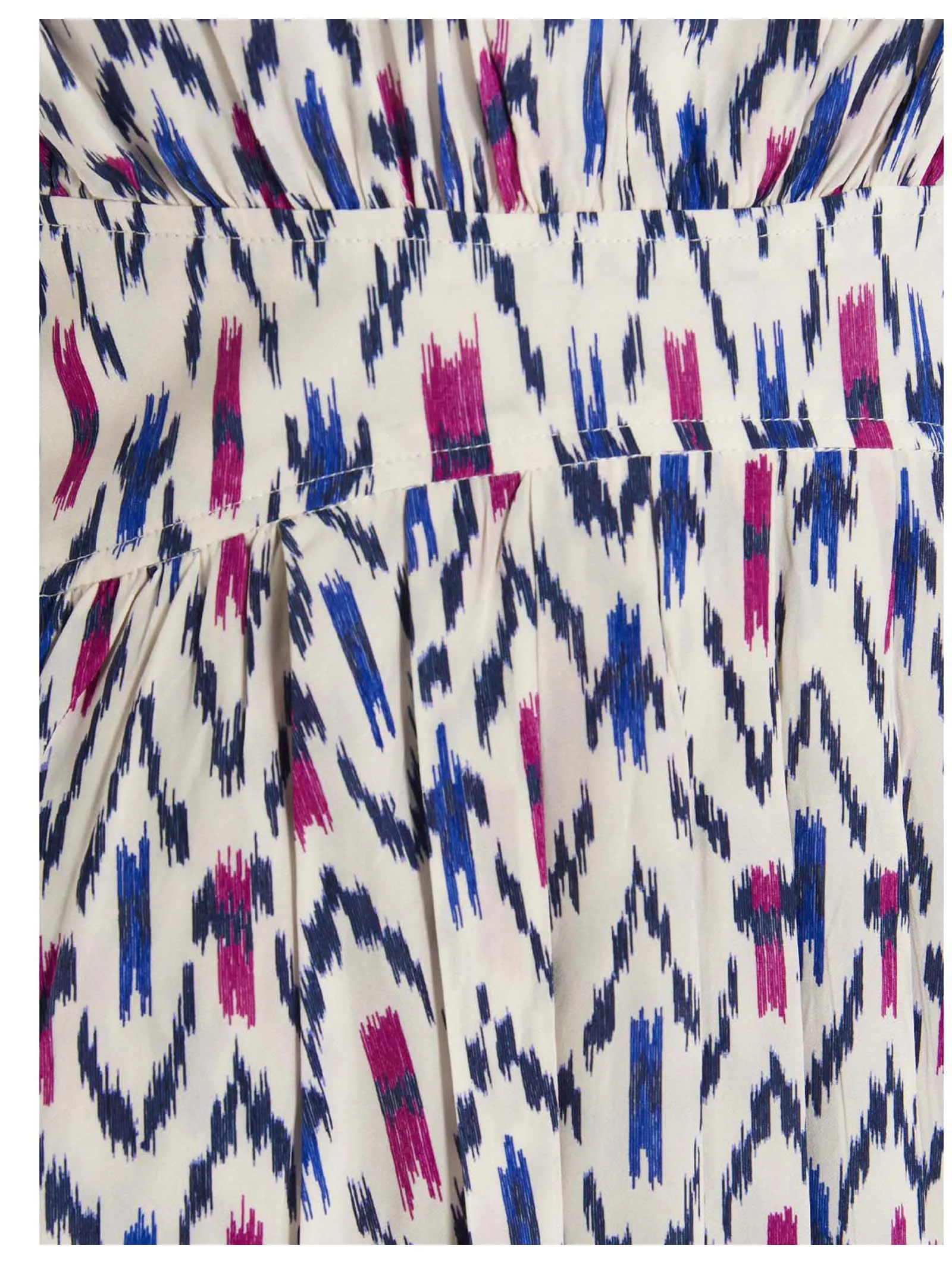 Isabel Marant toile Graphic Printed Ruched Dress