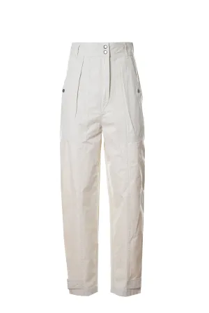 Isabel Marant toile High-Waist Straight Leg Pants