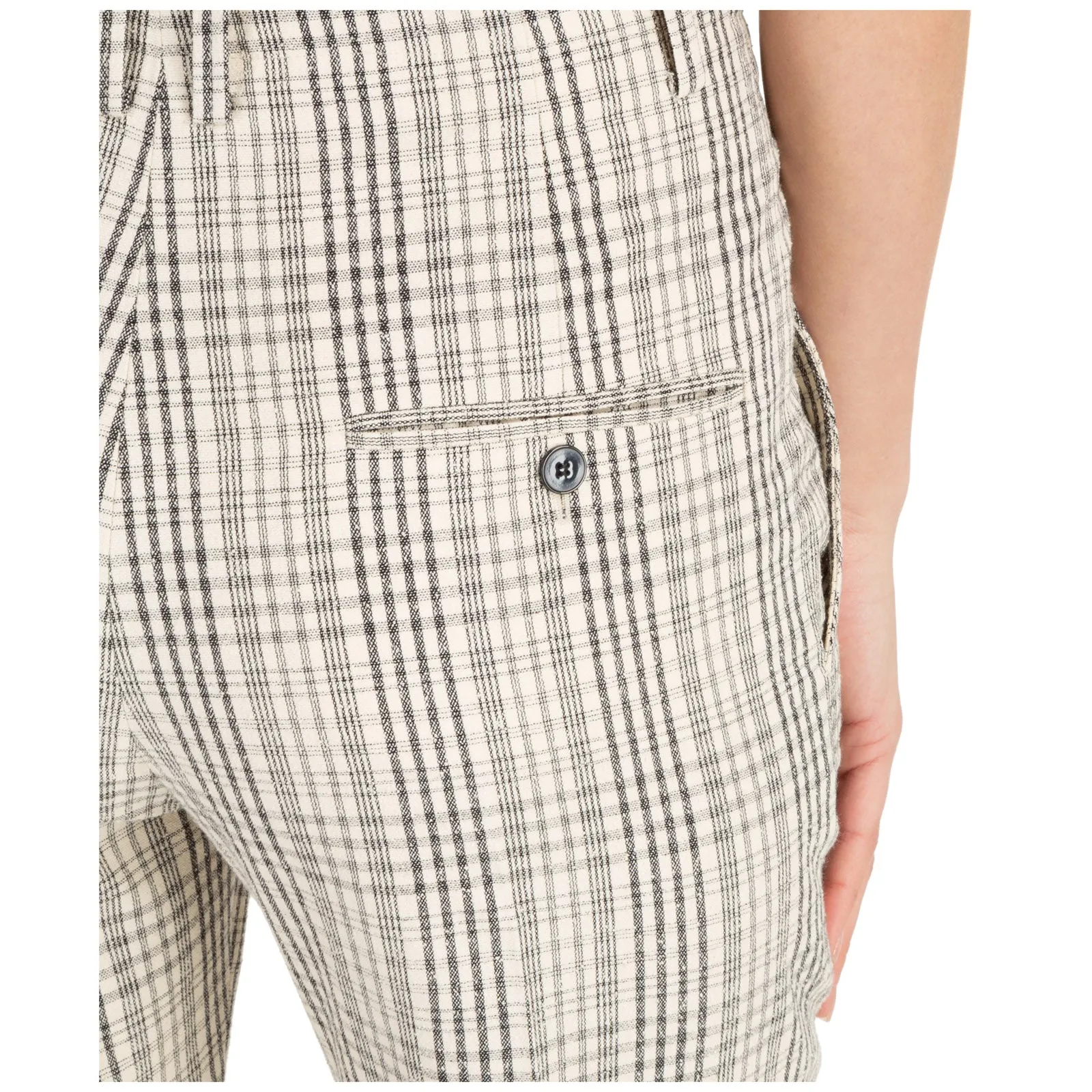 Isabel Marant toile Noah Check Pattern High Waist Pants