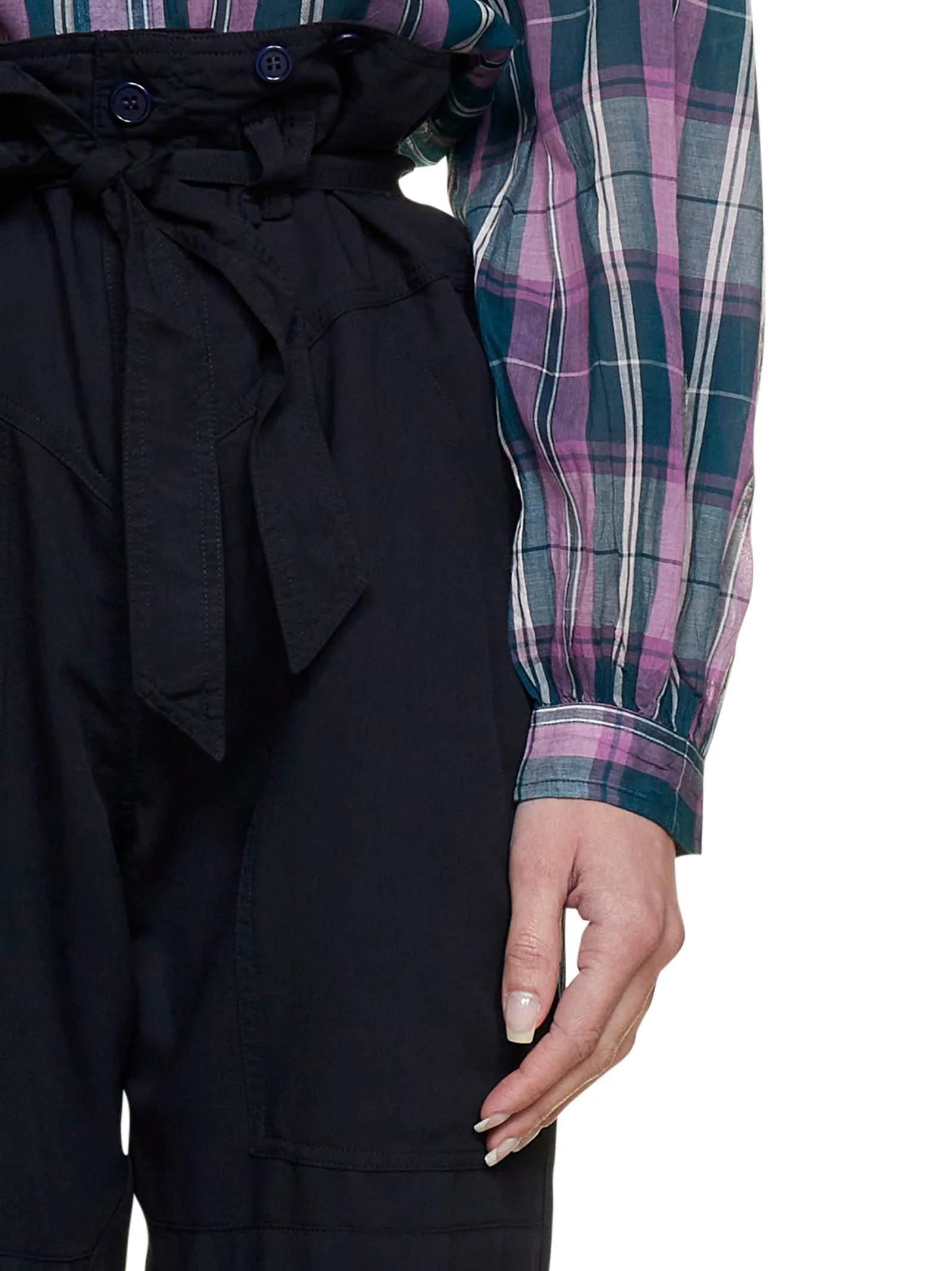 Isabel Marant toile Sineba High-Rise Tapered Leg Pants