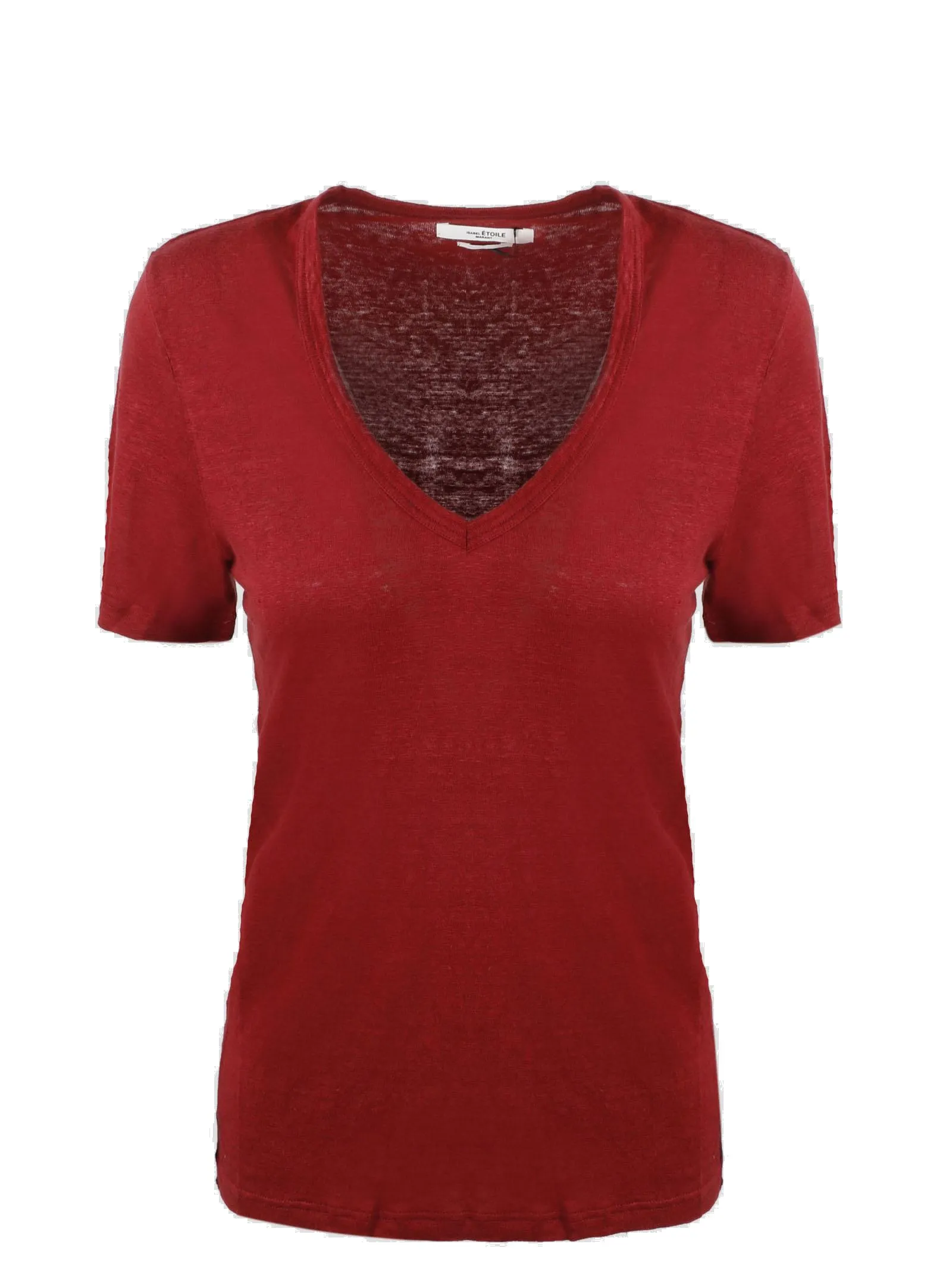 Isabel Marant toile V-Neck Short-Sleeved Top