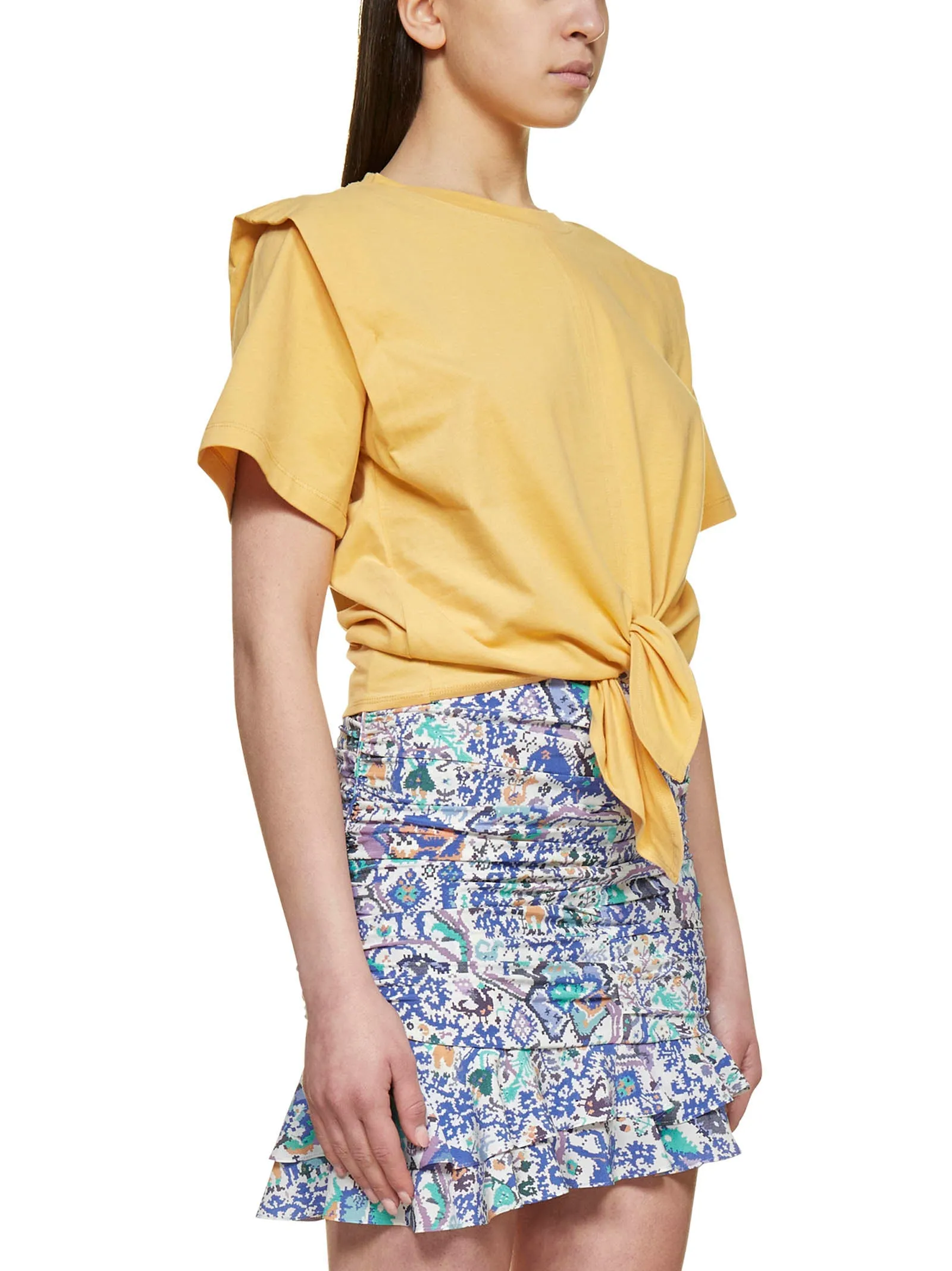 Isabel Marant Waist-Tie Crewneck T-Shirt