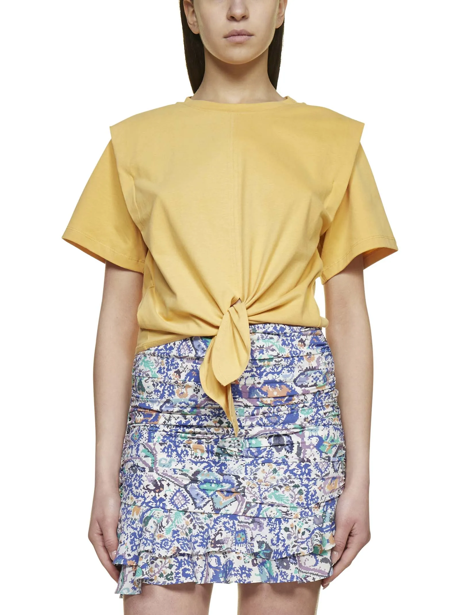 Isabel Marant Waist-Tie Crewneck T-Shirt