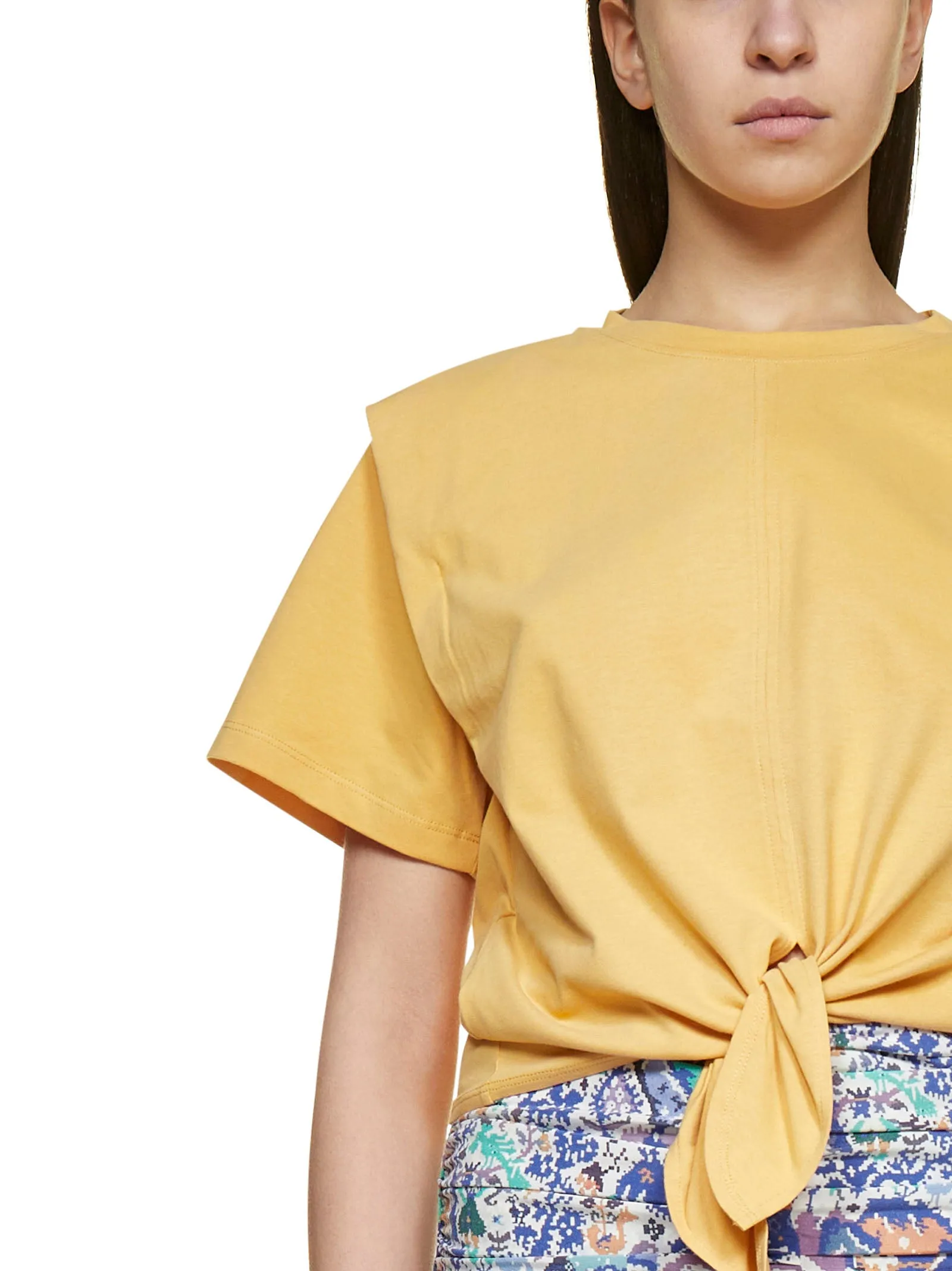 Isabel Marant Waist-Tie Crewneck T-Shirt