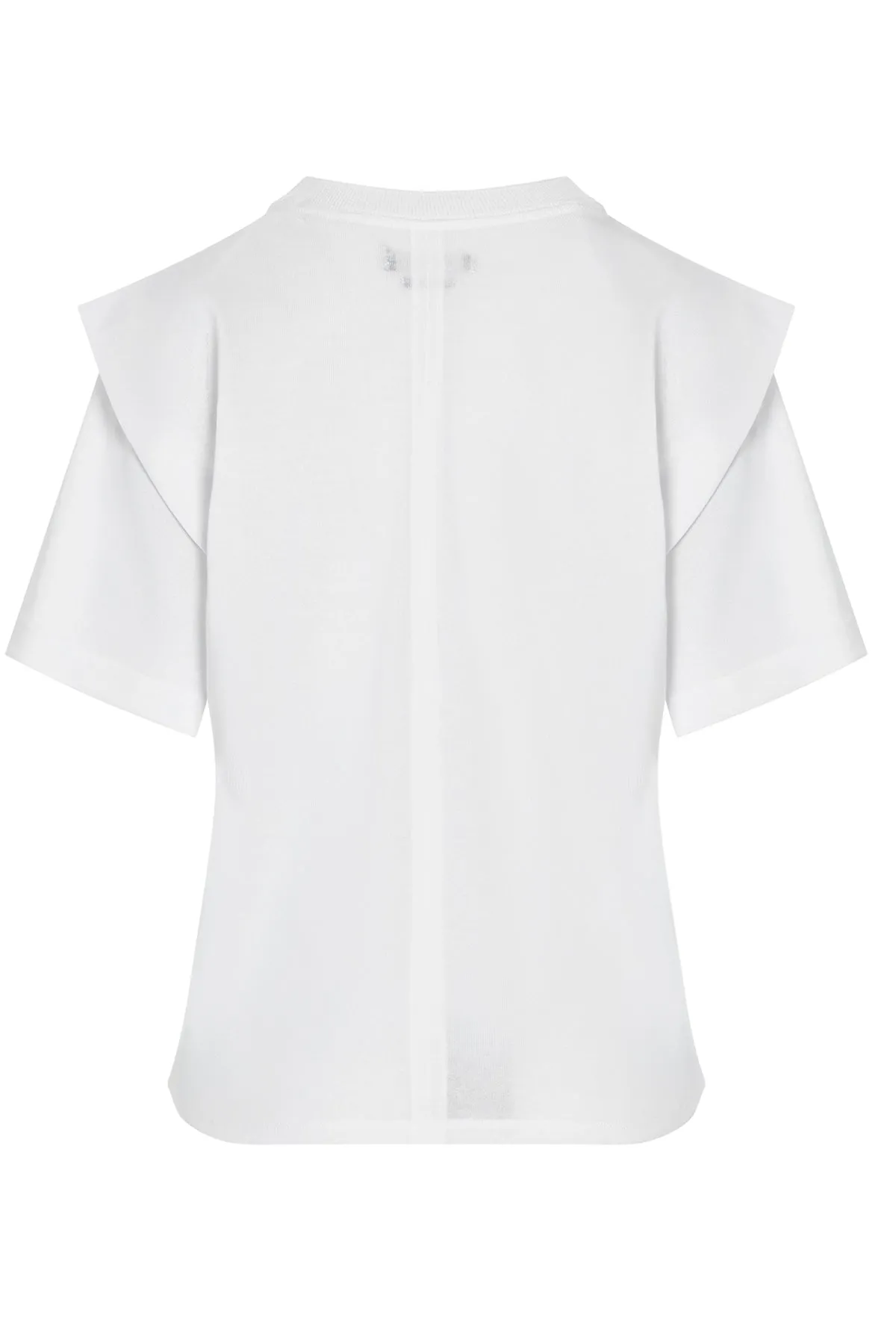 Isabel Marant Zelikia Tied Waist Layered Shoulder T-Shirt