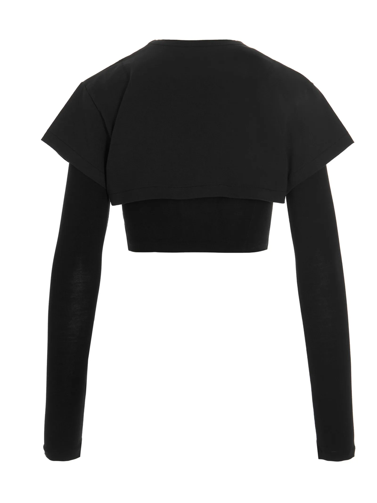 Jacquemus Le Double Layered Cropped T-Shirt