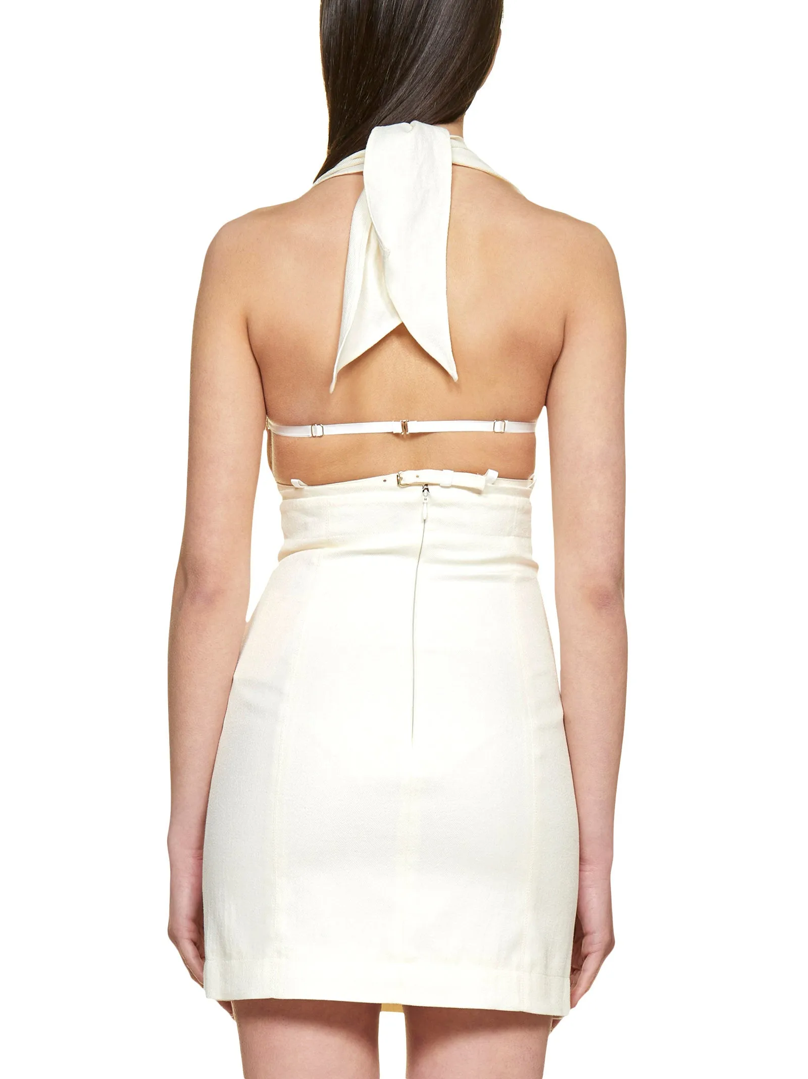 Jacquemus Sleeveless Cut Out Mini Dress