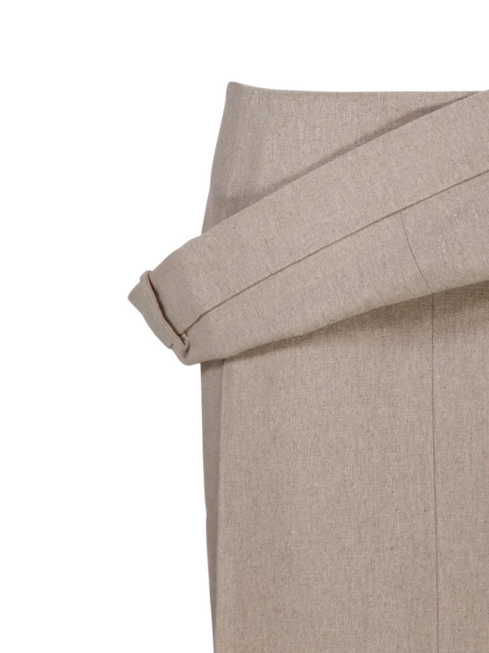Jacquemus Vela Draped Midi Pencil Skirt