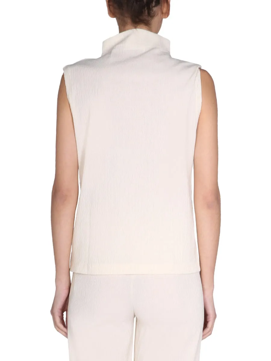 Jil Sander High Neck Sleeveless Top