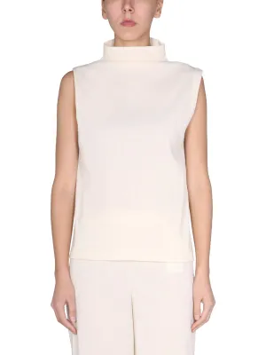 Jil Sander High Neck Sleeveless Top