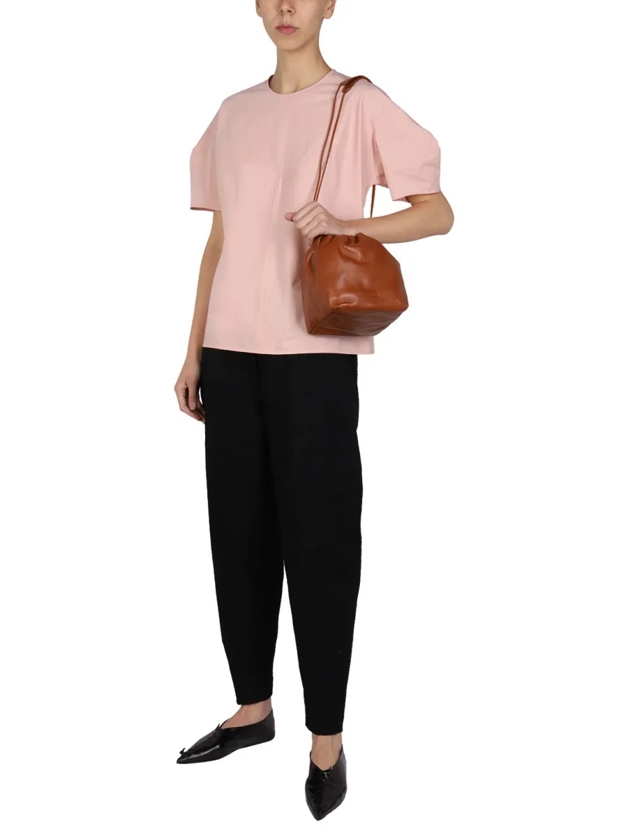 Jil Sander Round-Neck Short-Sleeved Top