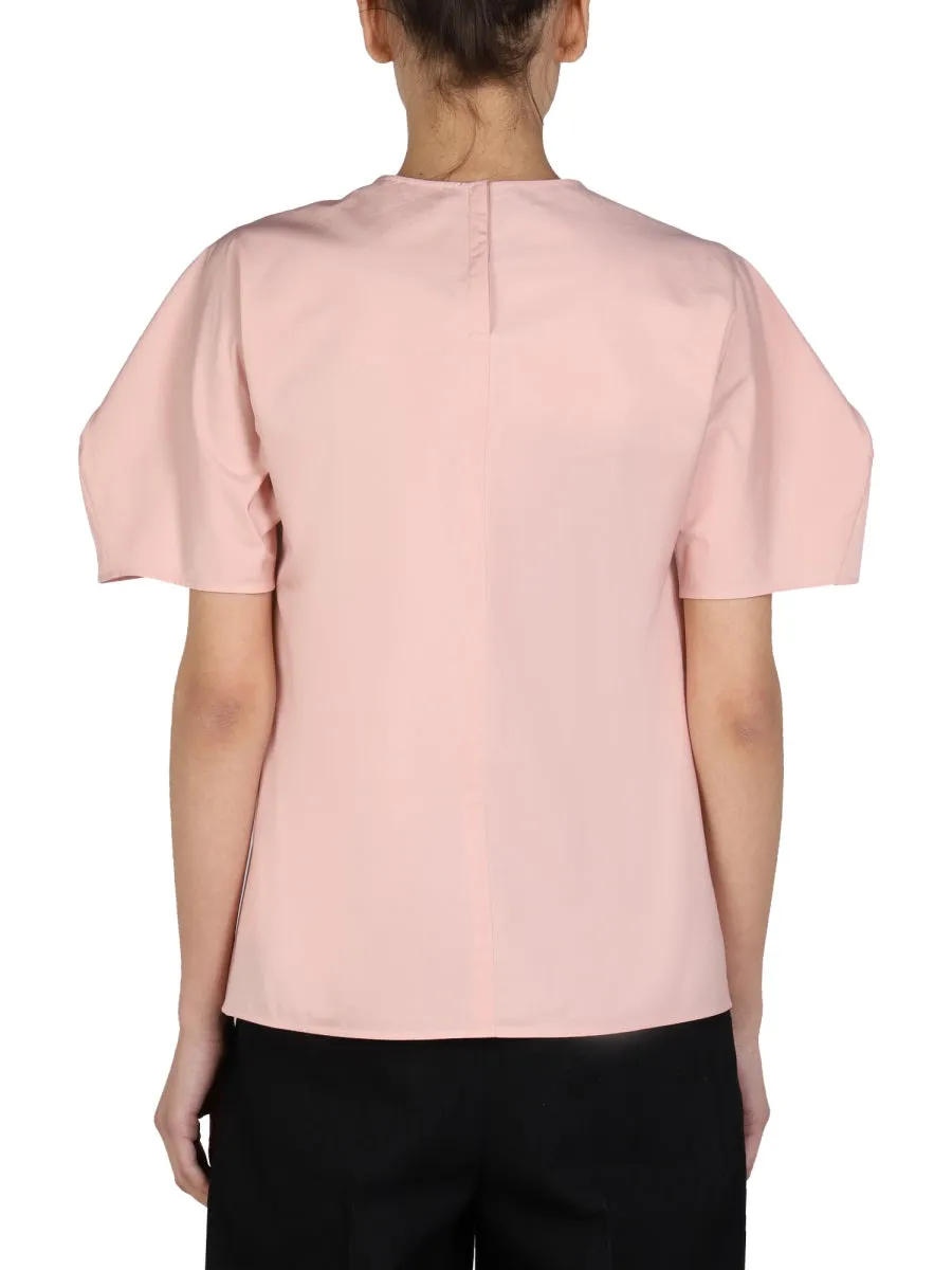 Jil Sander Round-Neck Short-Sleeved Top
