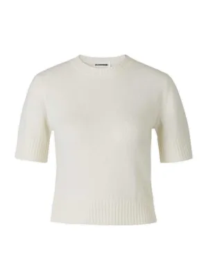 Jil Sander Short-Sleeved Knitted Top