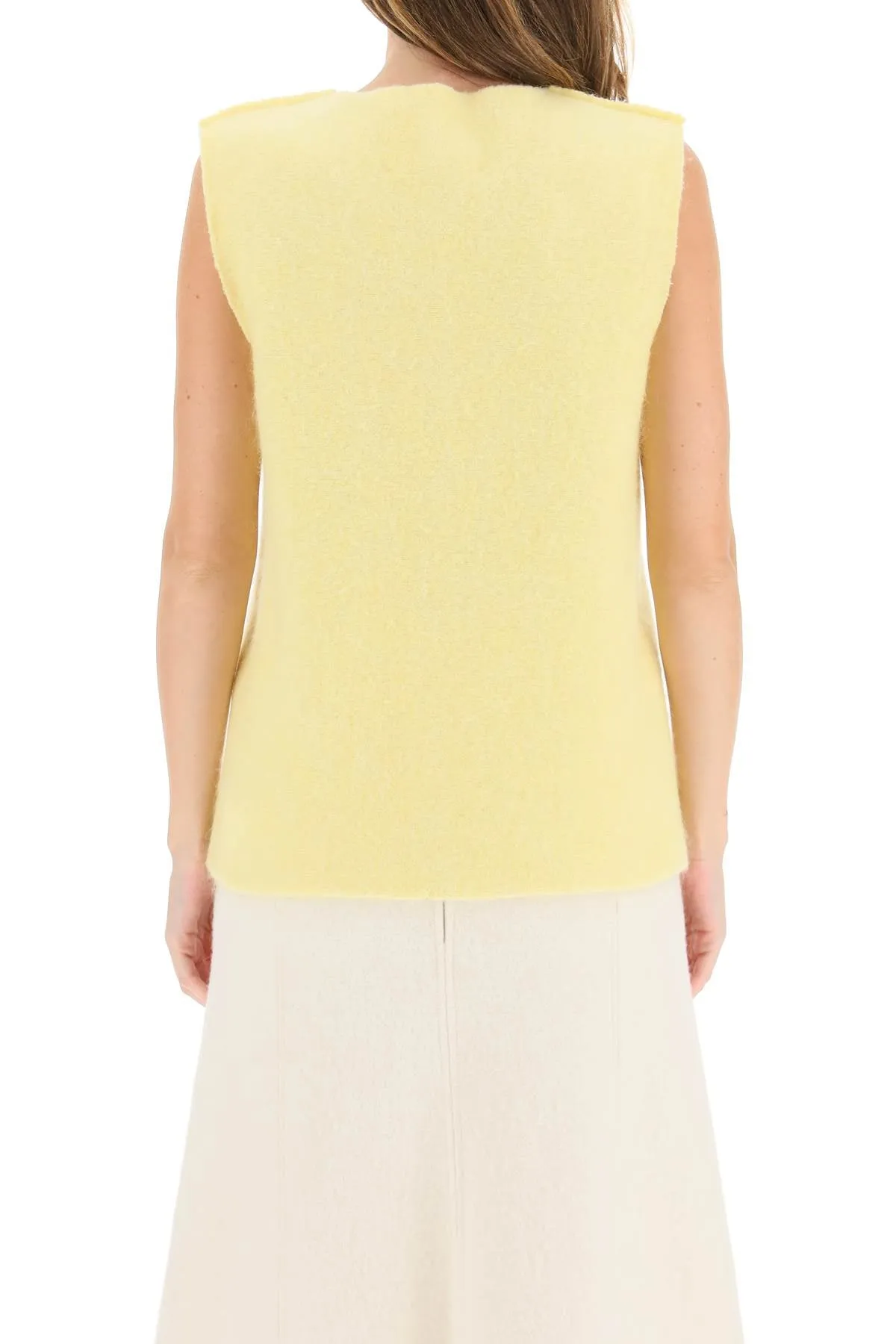 Jil Sander Sleeveless Round-Neck Top