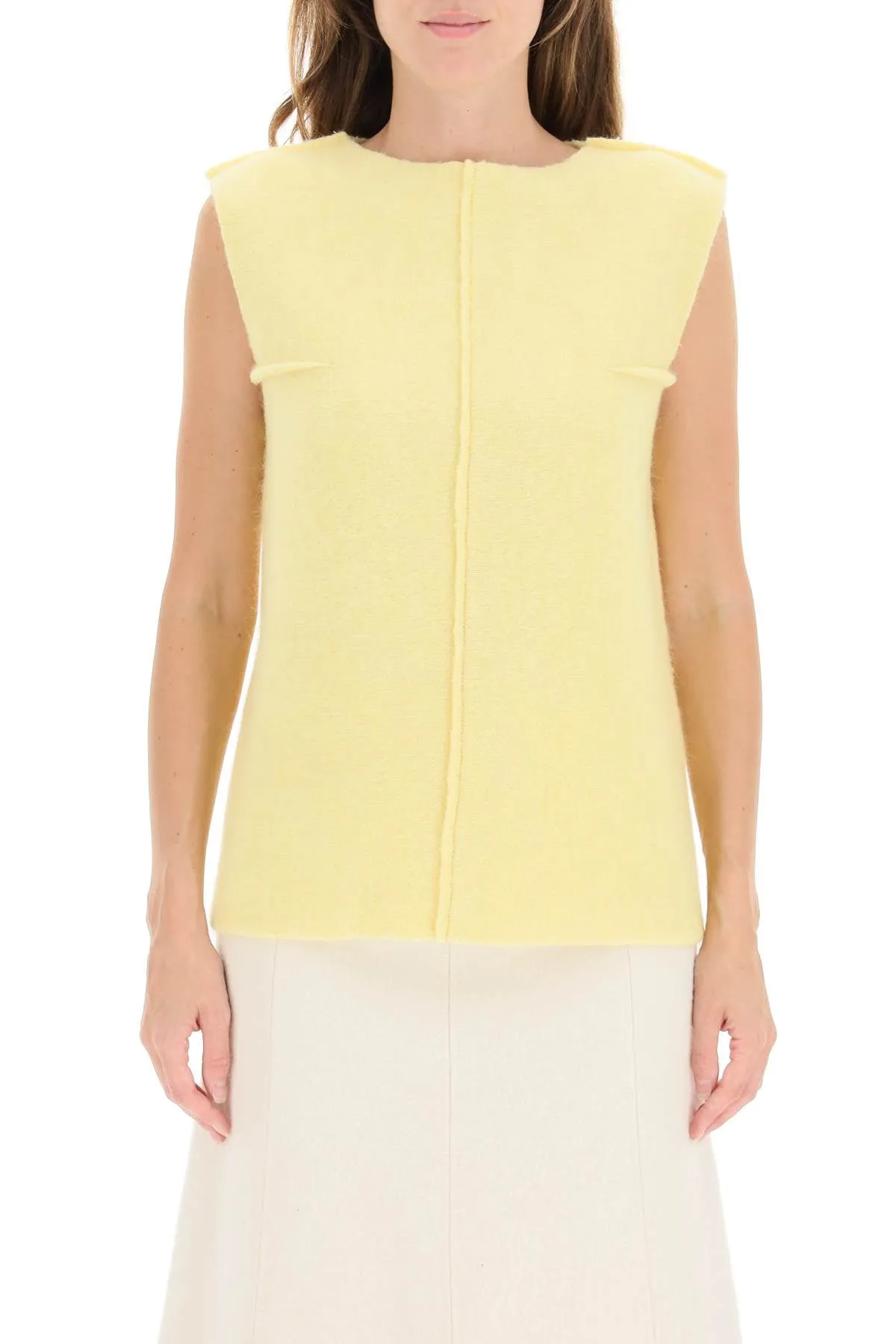 Jil Sander Sleeveless Round-Neck Top