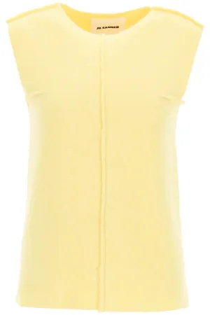Jil Sander Sleeveless Round-Neck Top