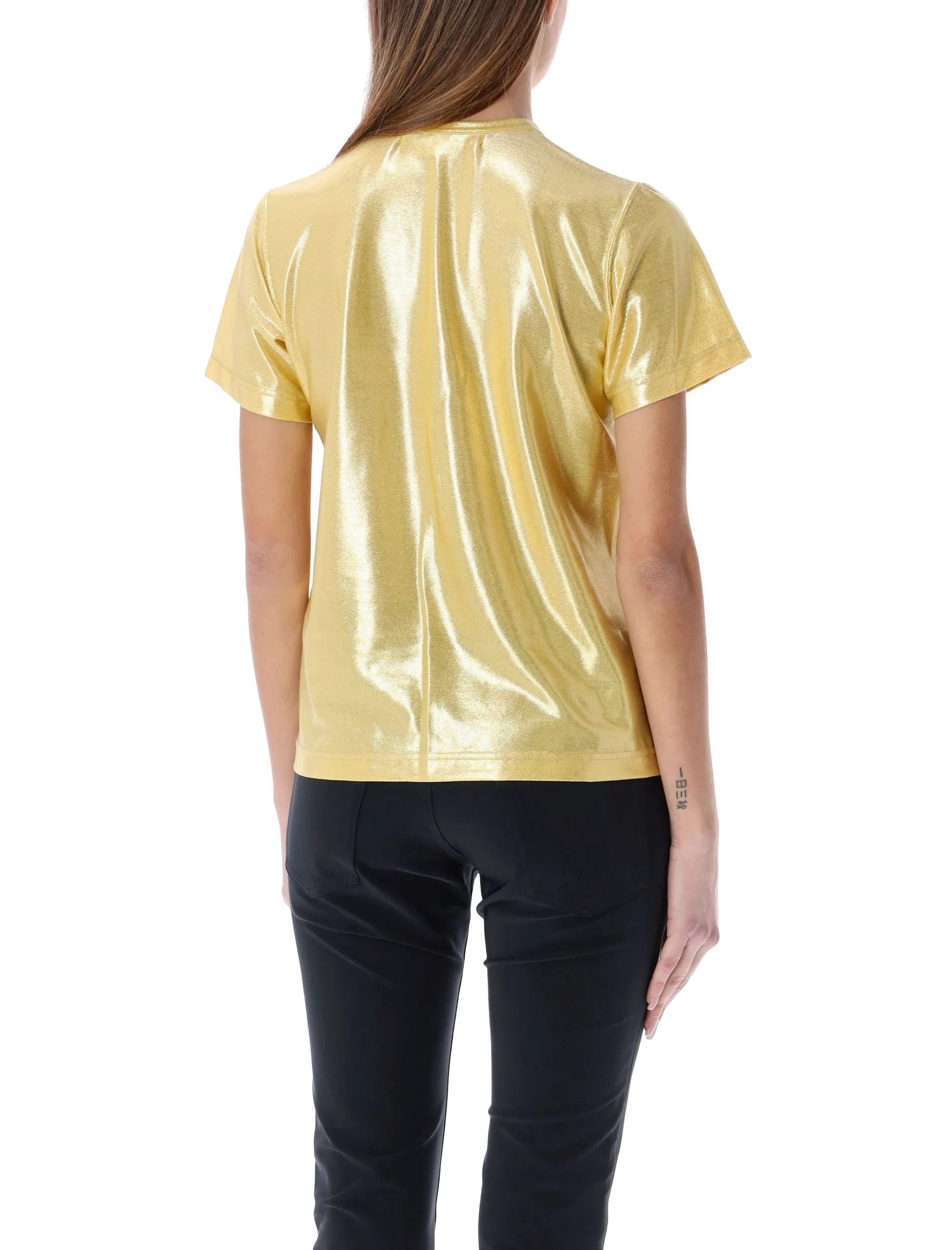 Junya Watanabe Metallic Effect Crewneck T-Shirt