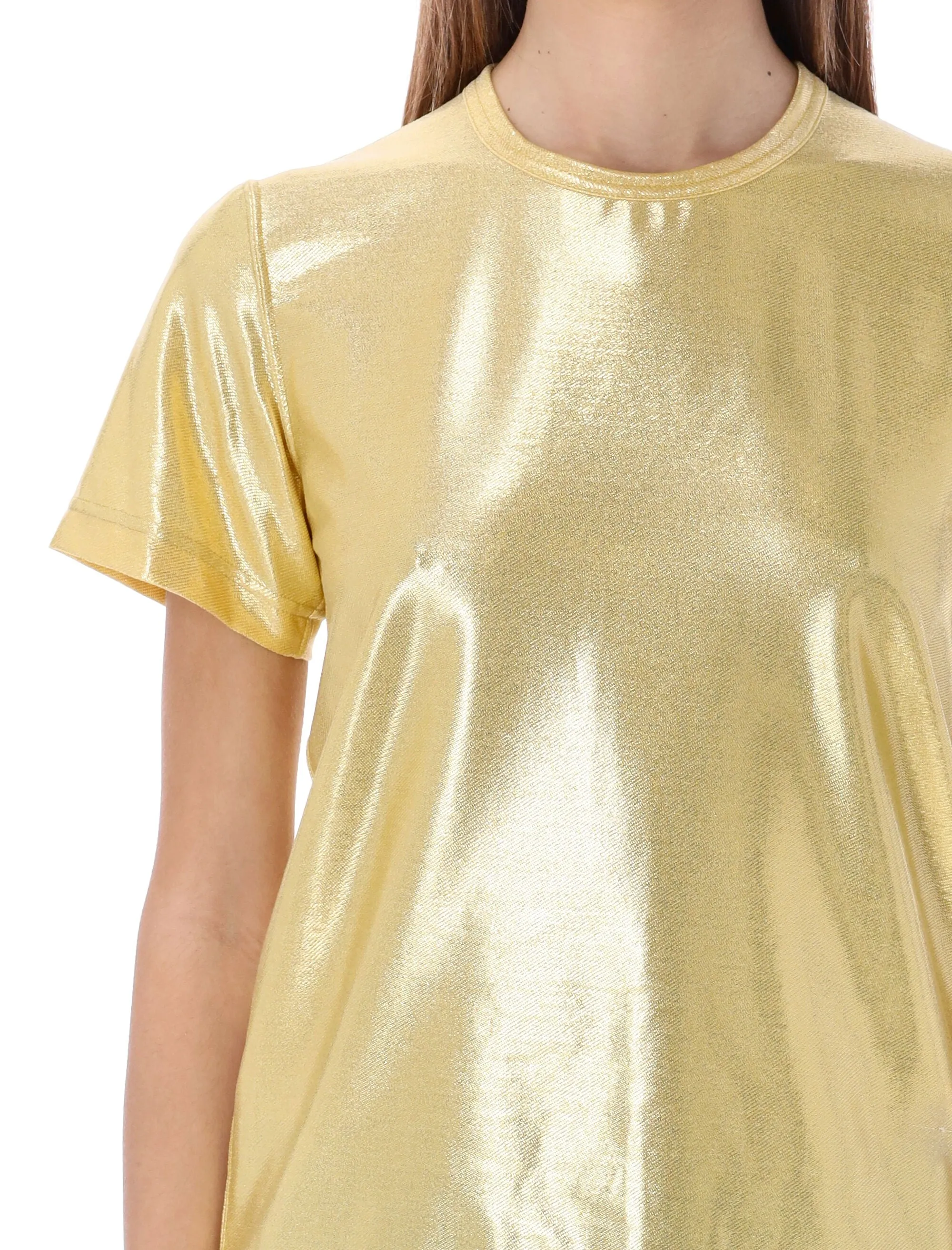 Junya Watanabe Metallic Effect Crewneck T-Shirt