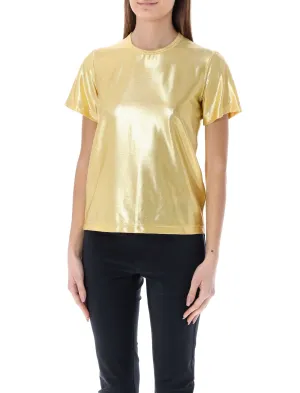 Junya Watanabe Metallic Effect Crewneck T-Shirt