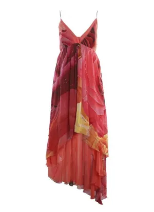 Just Cavalli Floral Printed Spaghetti Strap Dress
