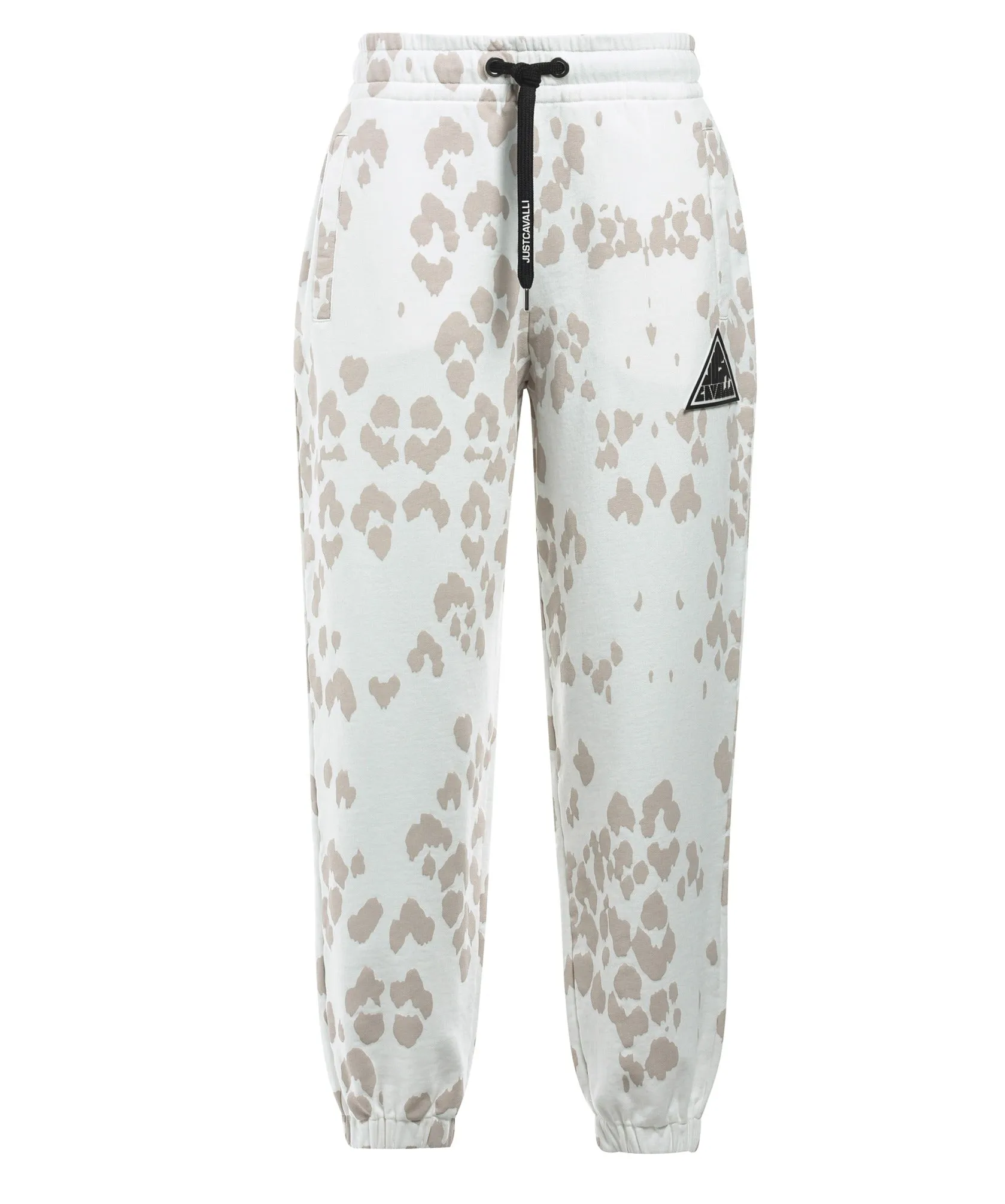 Just Cavalli Logo Patch Drawstring Pants