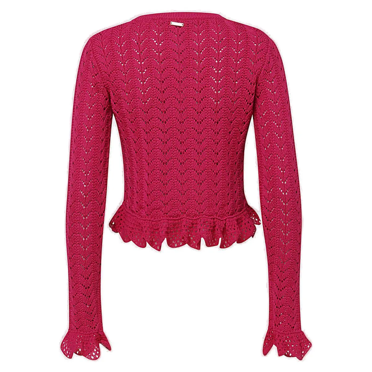 JW Anderson Crochet-Effect Crewneck Top