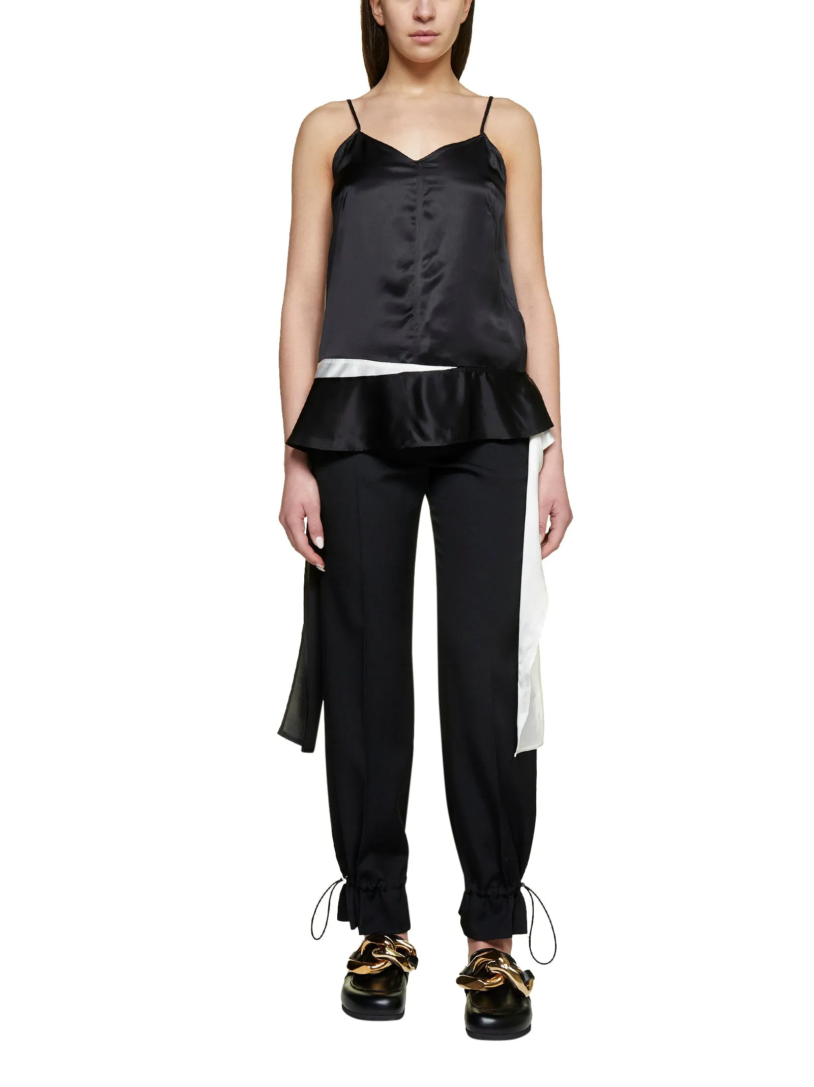 JW Anderson Draped V-Neck Sleeveless Top