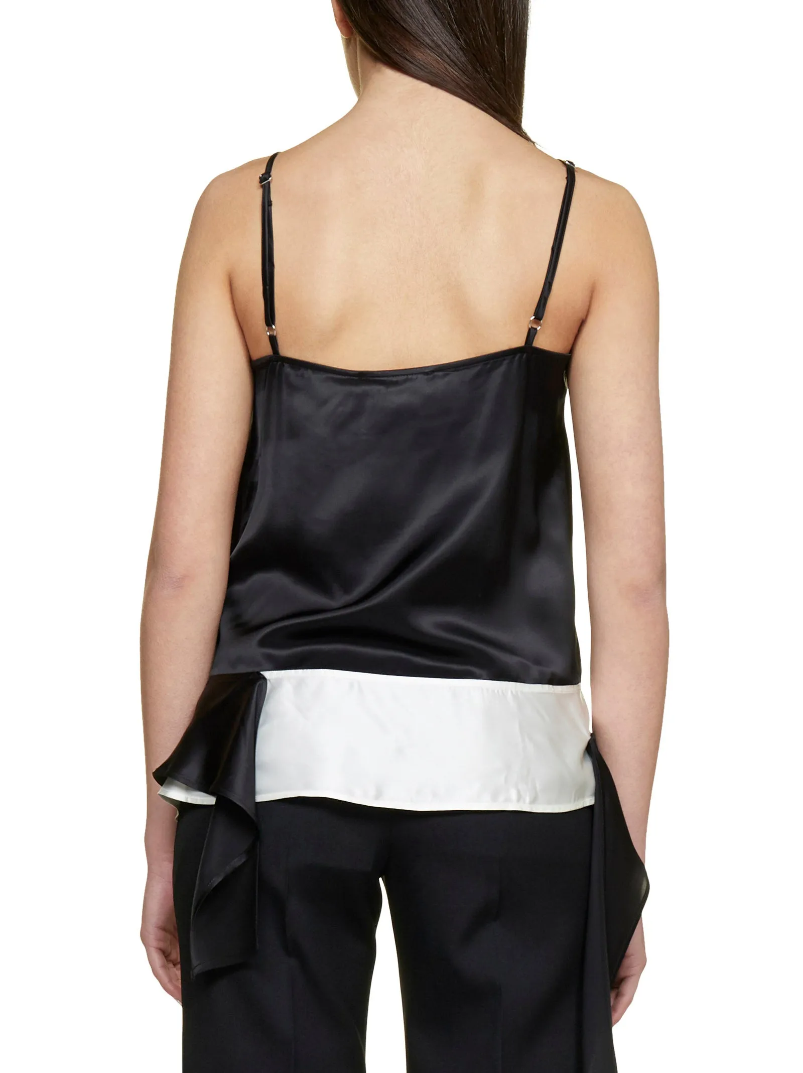 JW Anderson Draped V-Neck Sleeveless Top