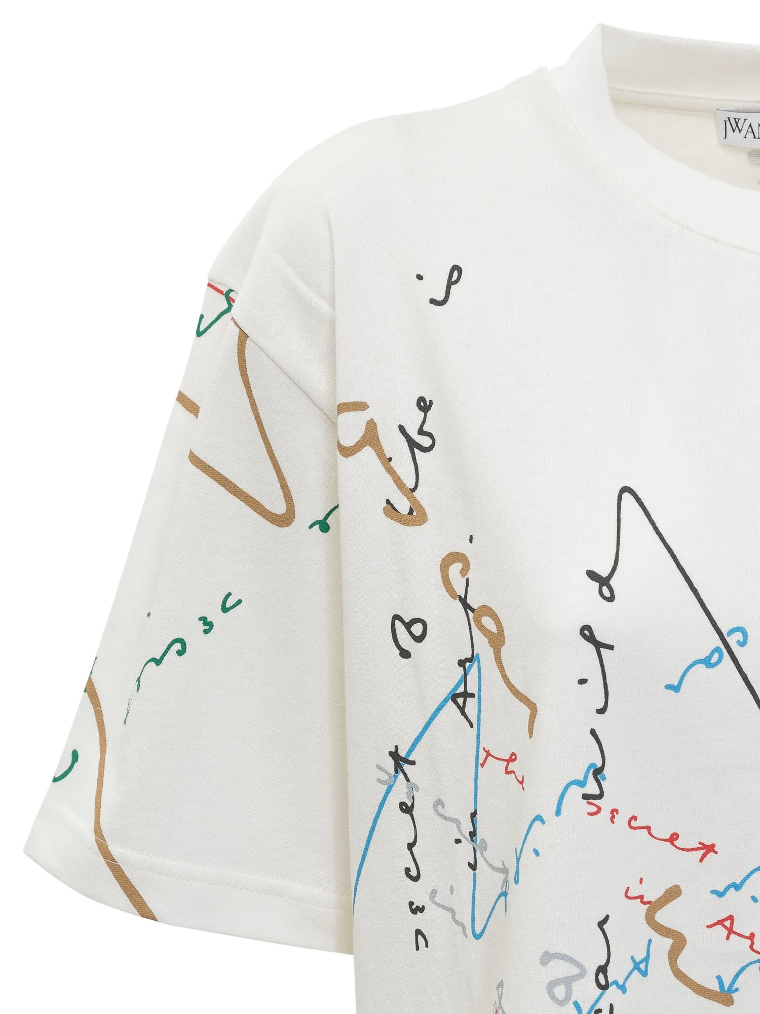 JW Anderson Oscar Wilde Capsule Graffiti Printed T-Shirt