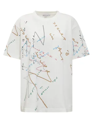 JW Anderson Oscar Wilde Capsule Graffiti Printed T-Shirt