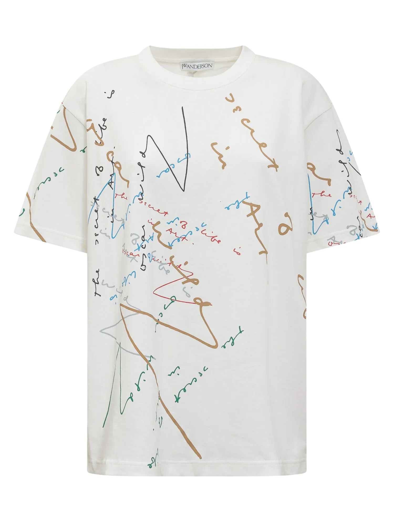 JW Anderson Oscar Wilde Capsule Graffiti Printed T-Shirt