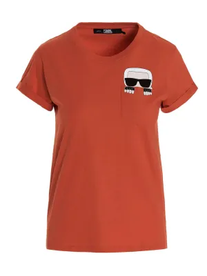 Karl Lagerfeld Ikonik Karl Peeking Pocket T-Shirt