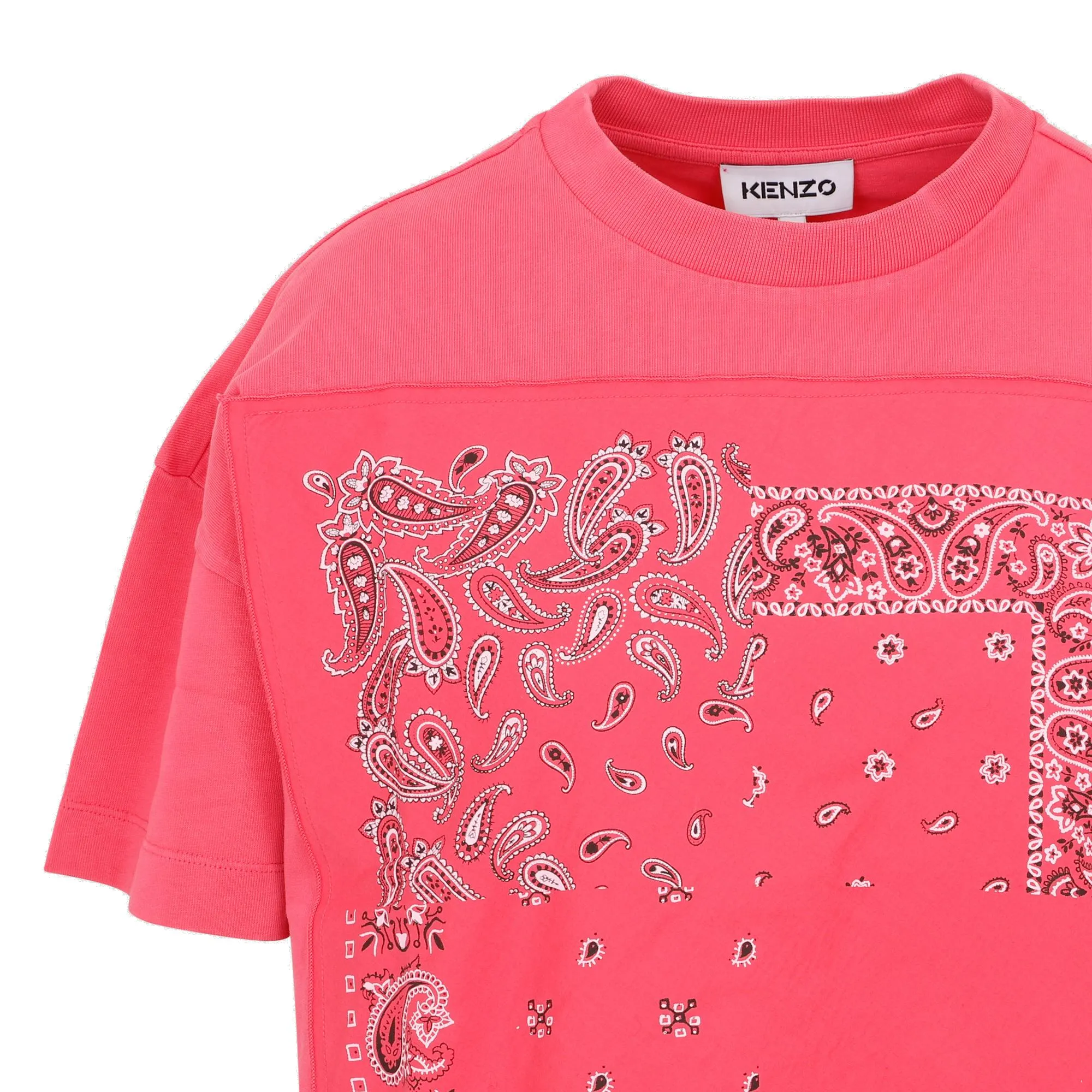 Kenzo Bandana Print Crewneck T-Shirt