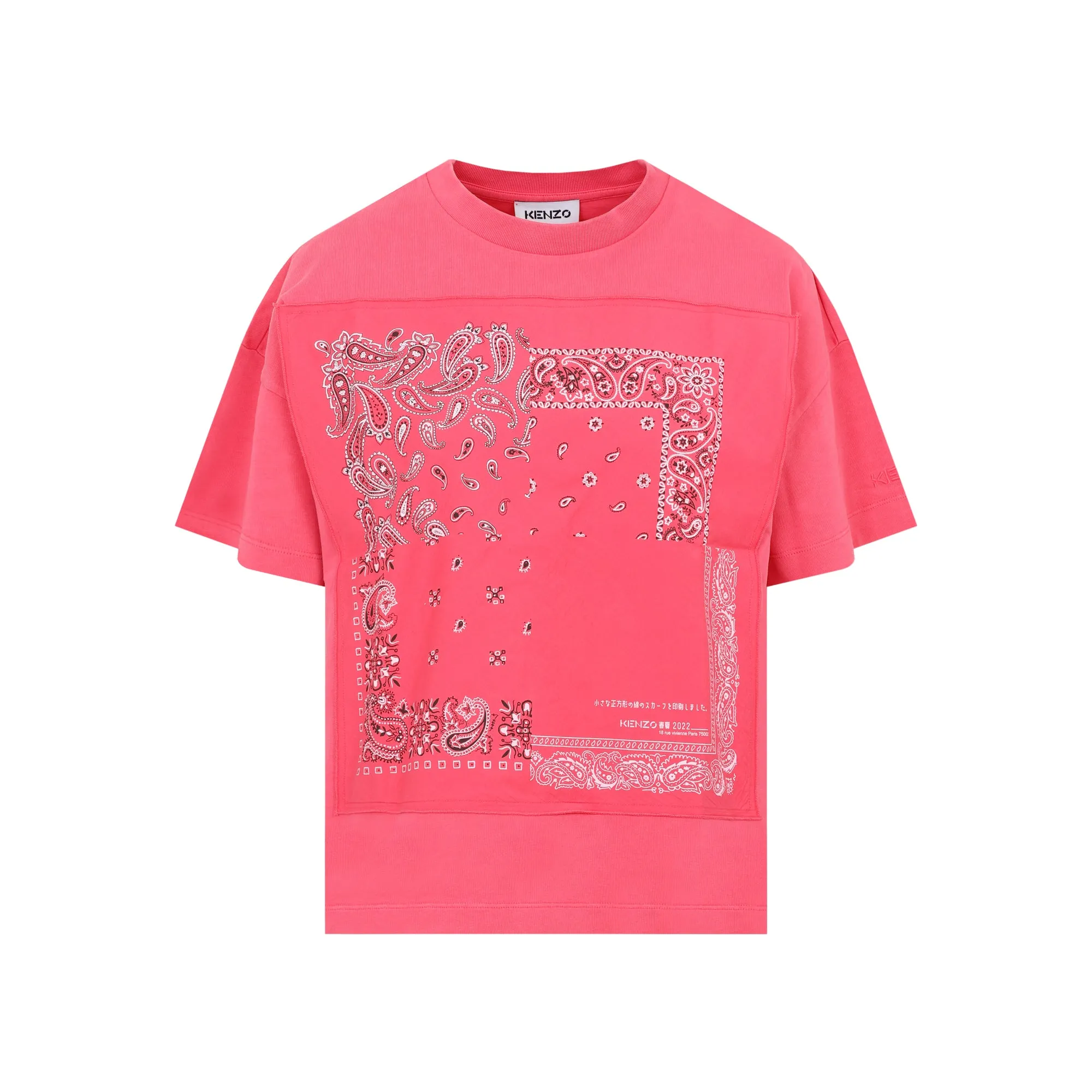 Kenzo Bandana Print Crewneck T-Shirt