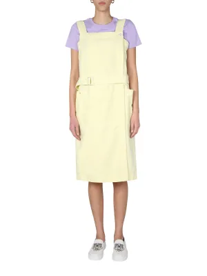Kenzo Belted Denim Midi Dress